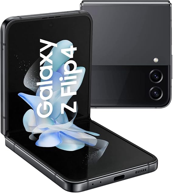 Samsung Galaxy Z Flip4 Enterprise Edition, Android Smartphone Uncontracted, 6.7 inch Dynamic AMOLED Display, 128GB/8GB RAM, Graphite