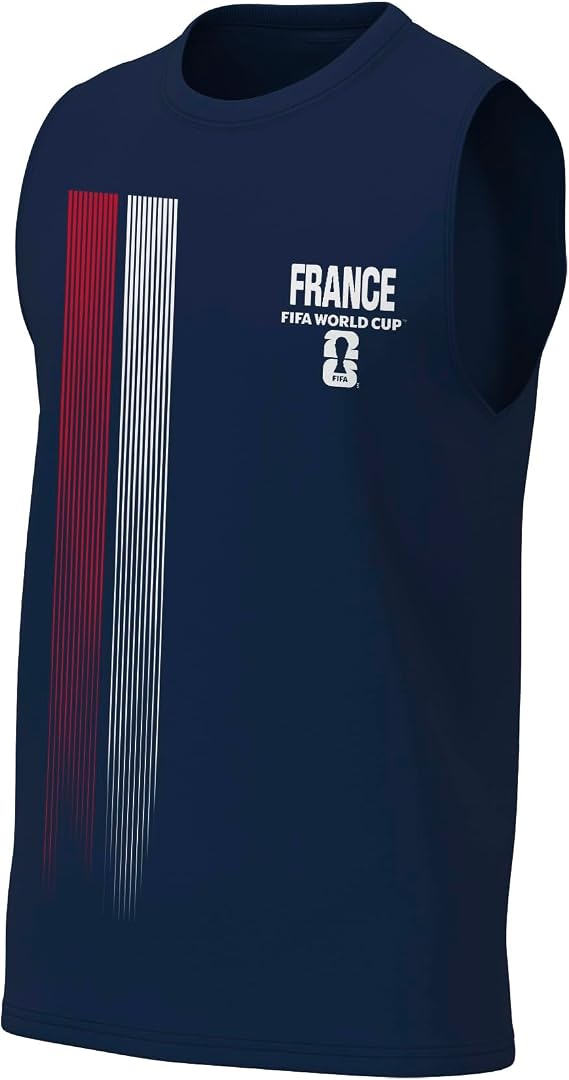 FIFA World Cup 2026 Men's Official Country Stripe Sleeveless Muscle Tee Tank Top