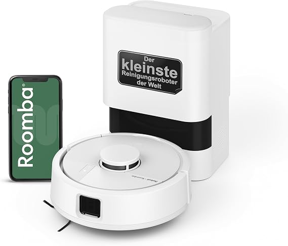 iRobot Roomba Mini Vacuum & Mop Robot + AutoEmpty Dock White