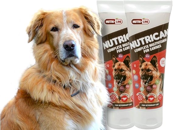 NUTRI-LINE Nutritional Gel for Dogs (Nutrican) 4.23 oz (2 Pack) Paste Supplement for Dogs   