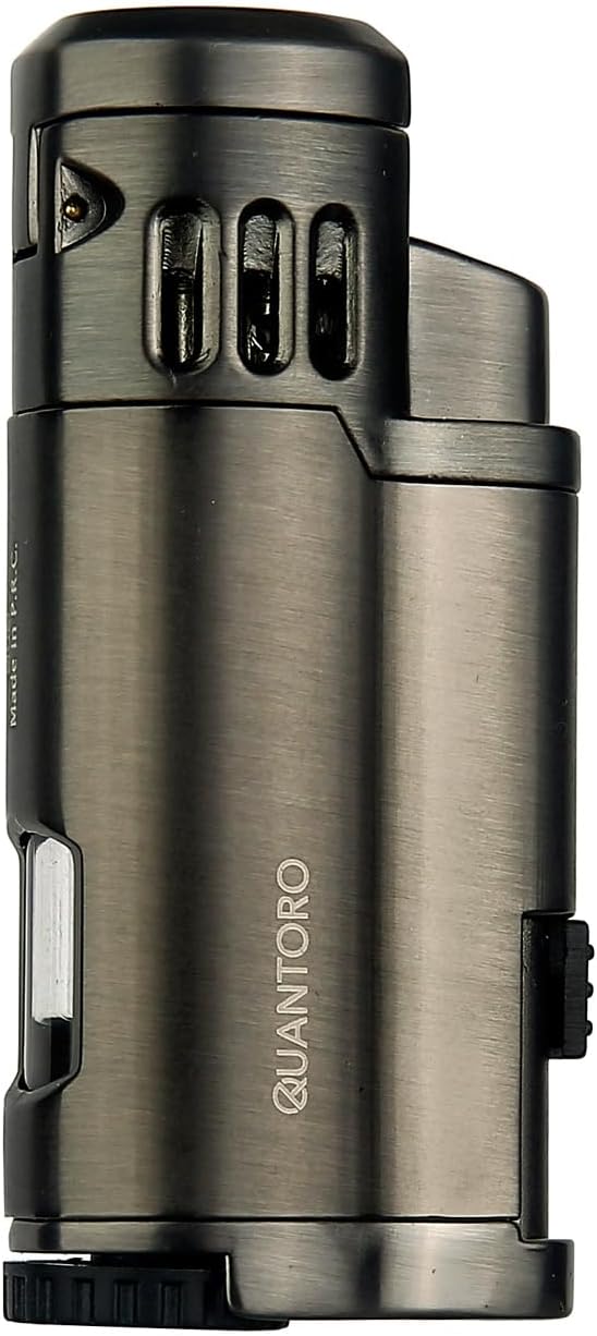 MGM05-43 Delicili Üçlü Jet Alev Gunmetal Çakmak