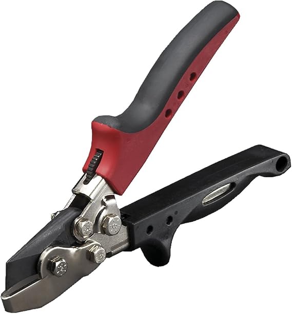 Malco N1R 13/16-Inch Hand Notcher | 30-Degree V-Shaped Cut for Sheet Metal | Drop-Forged Alloy Steel Jaws | Redline Ergonomic Handles | Professional HVAC & Metal Tool