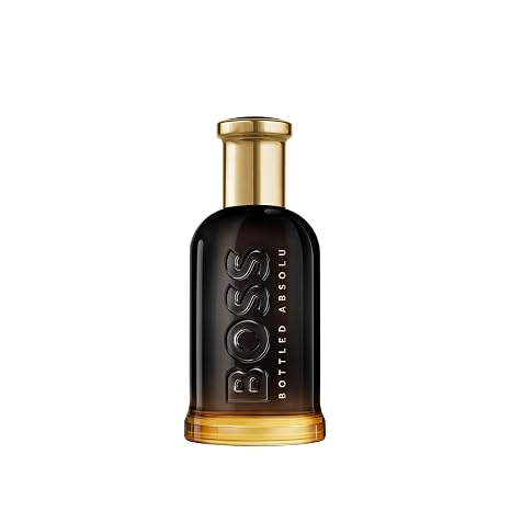 Hugo Boss Bottled Absolu Parfum Intense Woody Men's Cologne With Notes of Leather Accord, Patchouli & Cedarwood Essence Long Lasting Fragrance