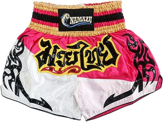 NAMAZU Muay Thai Shorts for Men and Women, High Grade MMA Gym Boxing Kickboxing Shorts.