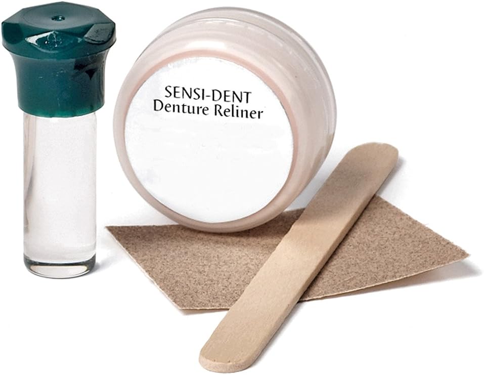 Dr. Leonard's Sensi-Dent Denture Reliner Kit, Oral Care