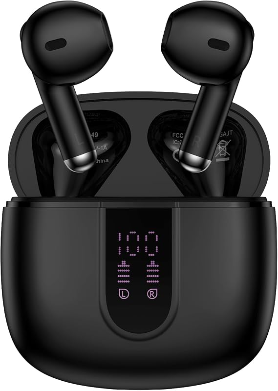 for iPhone 17e 17 Pro Max Air, Earbuds Wireless Earphones for iPhone 16e | 16, 16 Pro Max, 16 Pro, 16 Plus, Bluetooth 5.3 Headphones Ear Buds Headset for 15 14 13 12 11 Mini SE XR X XS Max 8 7