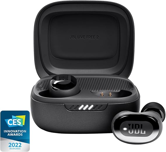 JBL Live Free 2 TWS - Noise Cancelling Earbuds - Black