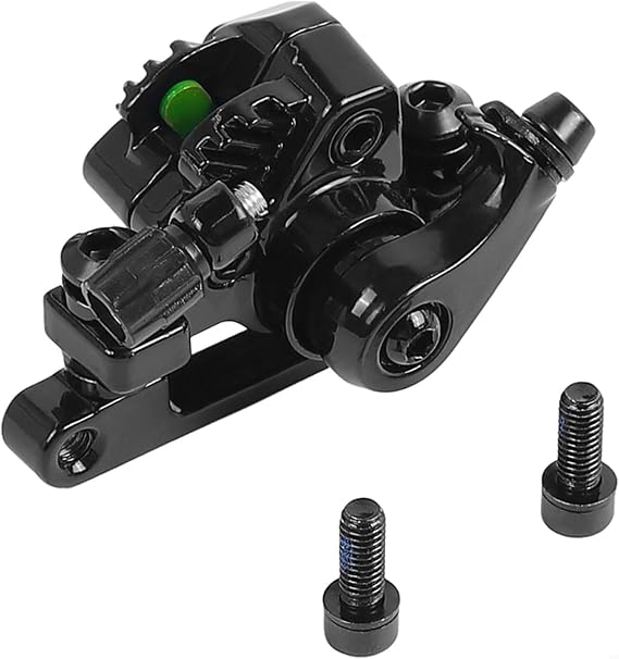 Aluminum Alloy Disc Brake Caliper for Kukirin G2 Pro G2, Dual-Piston Front Rear Braking Kit, Black(After)