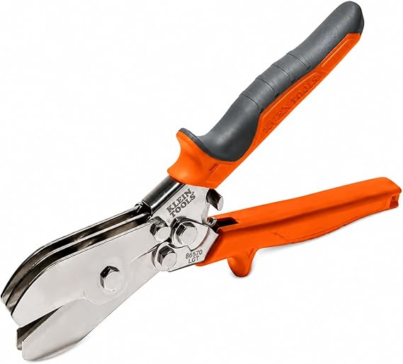 Klein Tools 86520 5 Blade Crimper for Ductwork, Pipe and Sheet Metal Crimps 24 gauge Steel, 28 gauge Stainless