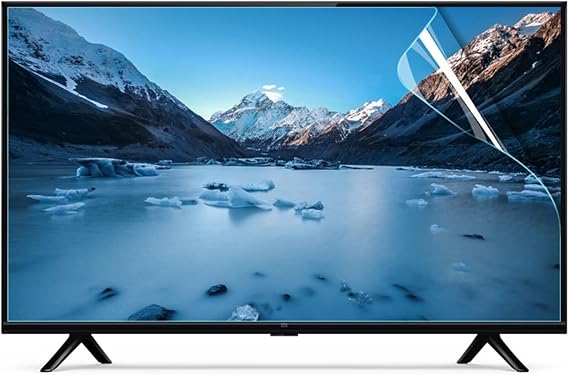 Anti-Glare TV Film Anti-Blu-ray Screen Protector LCD Screen Protective Film Suitable for 32-75 Inch TV Scratch Protection (Size : HD VERSION-27 INCH/597X335MM)
