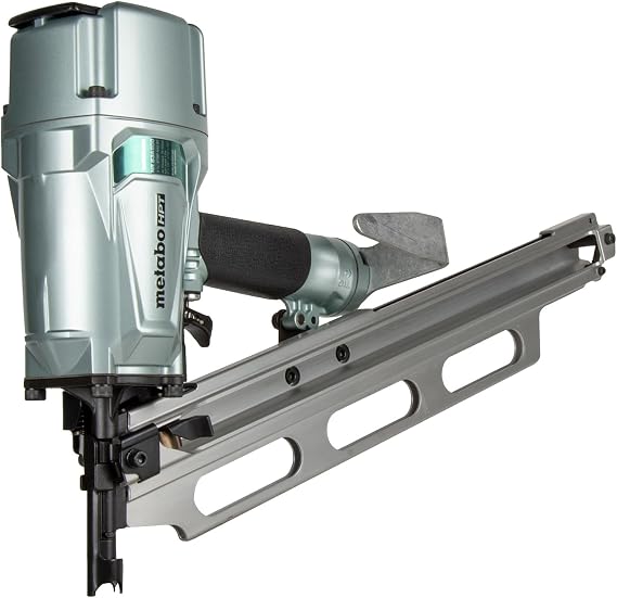 Metabo HPT Framing Nailer | High Grade Aluminum Magazine | Pneumatic | Framing Nails 2-Inch to 3-1/4-Inch | Rafter Hook | NR83A5(S1)
