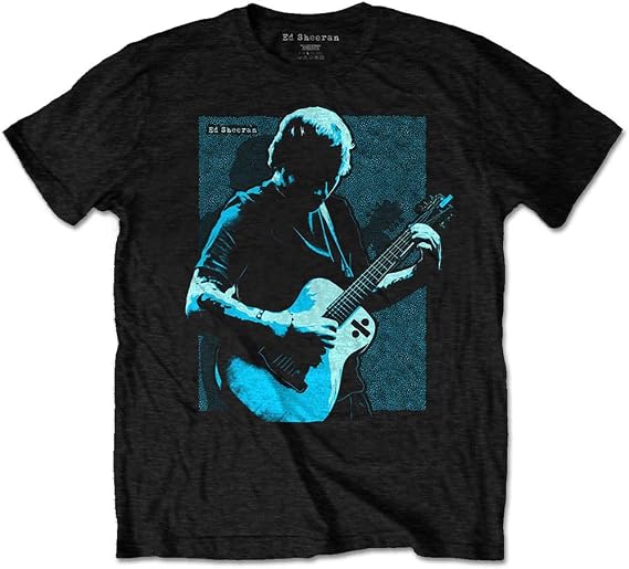 Ed Sheeran Men's Chords Slim Fit T-Shirt Large Black