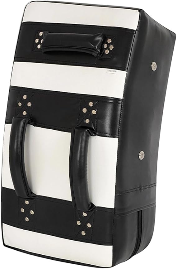 Curved Kickboxing Training Pad, PU Leather and EVA Shock-Absorbing Kick Shield for Muay Thai MMA Taekwondo