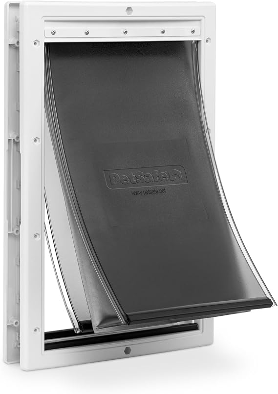 PetSafe Extreme Weather Plastic Dog Door, 3-Flap Insulated, Large