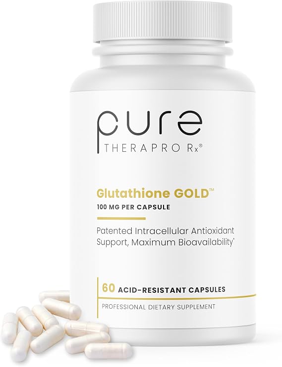 S-Acetyl Glutathione Gold - 60 DRcaps "Acid-Resistant" (New Smaller Size) | 100mg Per Capsule | Patented Acetylated Form of Glutathione (Emothion) | Zero Fillers / Flow Agents | Pharmaceutical Grade