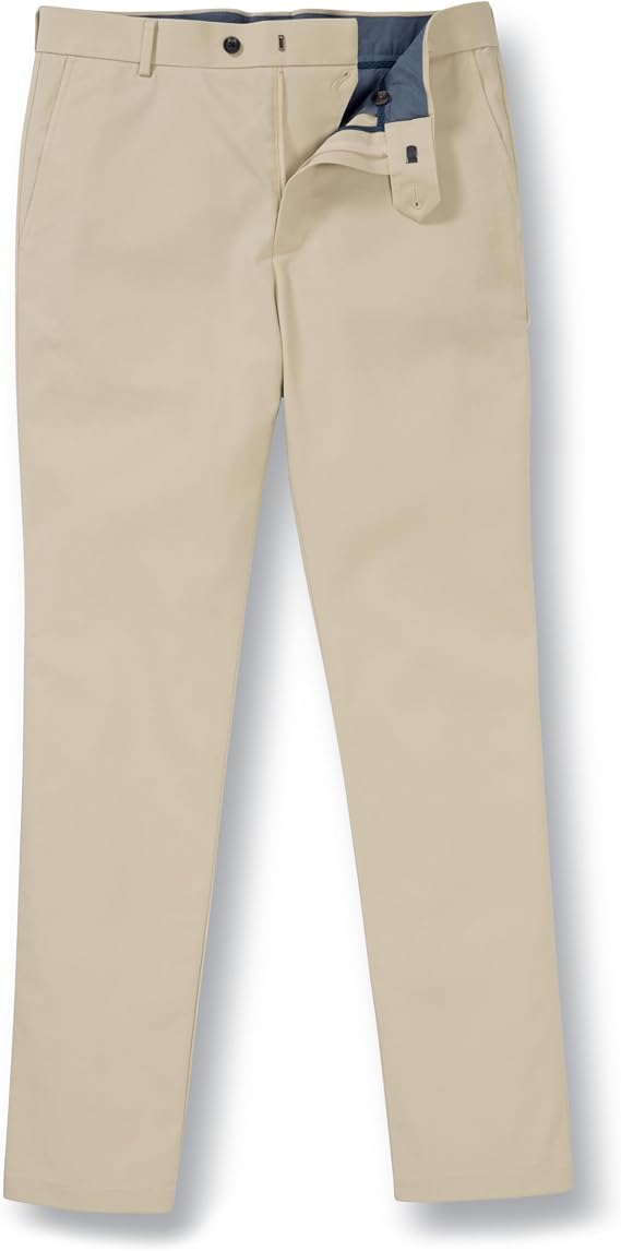 Charles Tyrwhitt Chinos for Men Non-Iron Slim Fit Cotton Casual Pants for Men Chino Pants for Men with Stretch