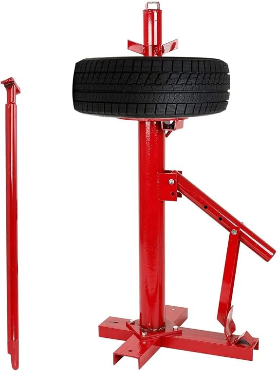 Portable Automotive Manual Tire Changer Bead Breaker Tool Machine 8" to 16" Tires Compatible with Car Truck Trailer Portable