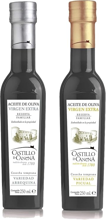 Castillo de Canena Reserva Familiar - Extra Virgin Olive Oil - Pack Arbequina + Picual 2x250 ml