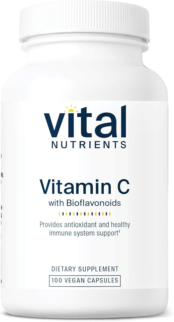 Vital Nutrients Vitamin C with Bioflavonoids, 100 Capsules