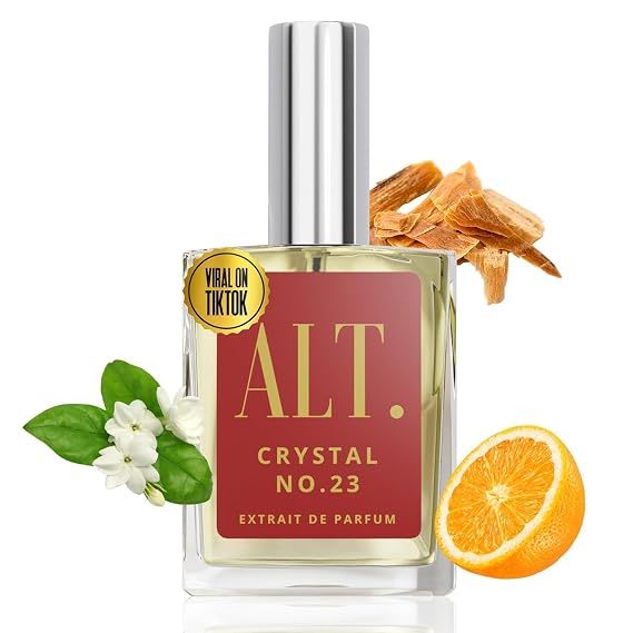 ALT. FRAGRANCES Crystal No. 23 Inspired by Bac. Roug. 540, Unisex Perfume, Extrait de Parfum, Long Lasting Perfume for Men & Women with Jasmine,