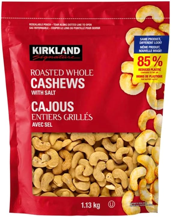 Kirkland Signature Cashew Nuts Sea Salt 2.4 lbs 1.1 kg