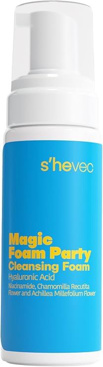 She Vec Magic Foam Party Yatıştırıcı Nemlendirici Etkili Yüz Temizleme Köpüğü (150 Ml)