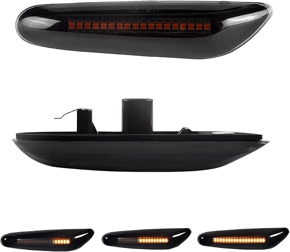 Sequential Amber Side Marker Turn Signal Light Compatible with BMW E60 E90