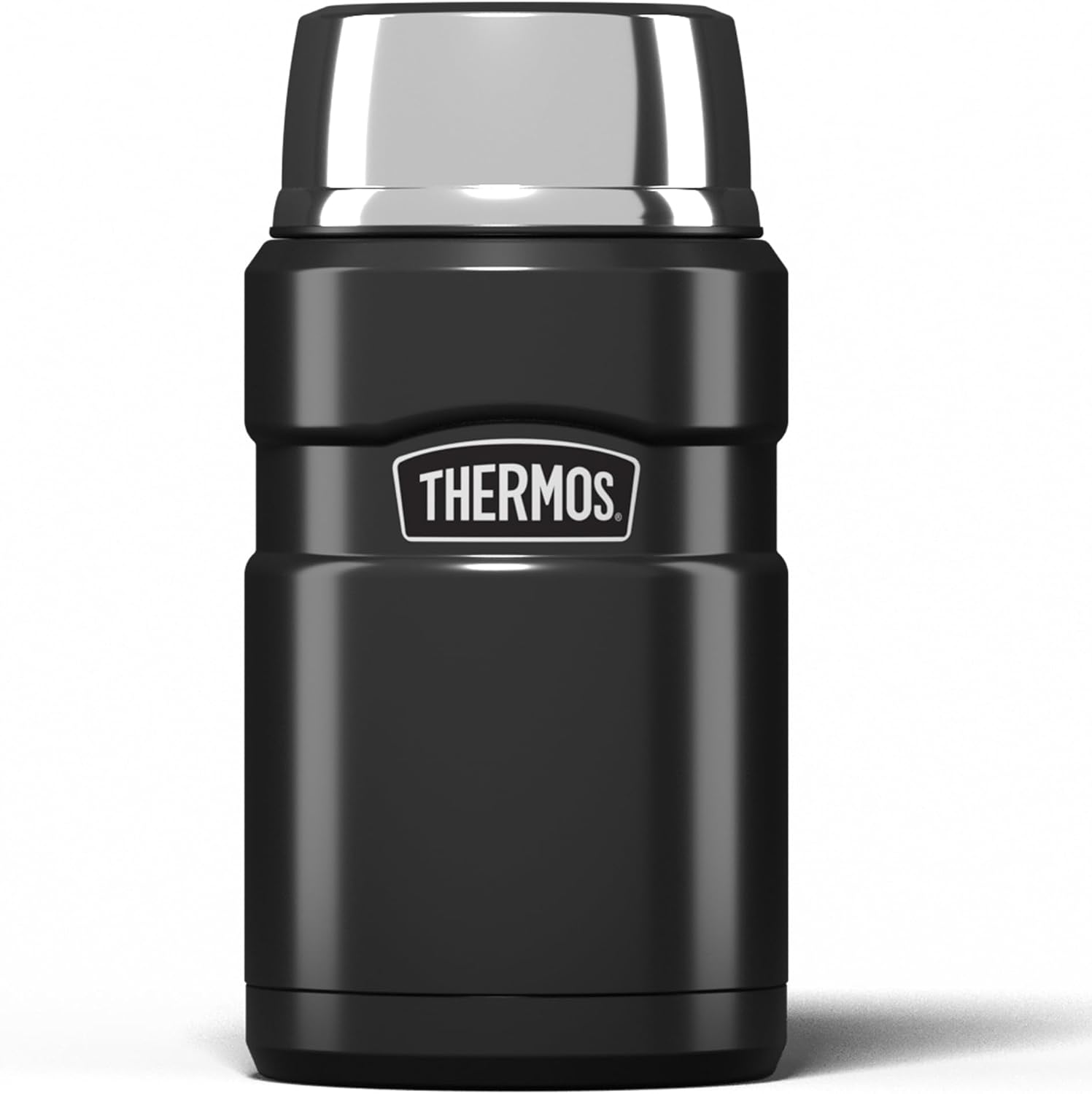 Thermos Stainless King Food Flask, 710ml Capacity - Sleek Multi- Purpose Flask for Daily Food Prep - Durable Stainless Steel with Gun Metal Finish - Ideal for On-the-Go Meals & Drinks