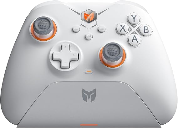 PC Controller, BIGBIG WON Gale Wireless Controller, Motion Aiming, Hall Effect Triggers, 4 Custom Buttons, Application, Game Handle for Switch/PC/iOS/Android, with Charging Stand