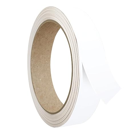 20mm x 10m Worktop Edge Banding, White Edging Tape Self-Adhesive