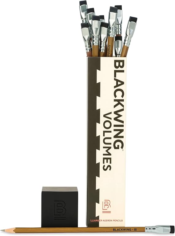 Blackwing Volume 21 Pencils, Limited Edition, Square Barrel, Set of 12