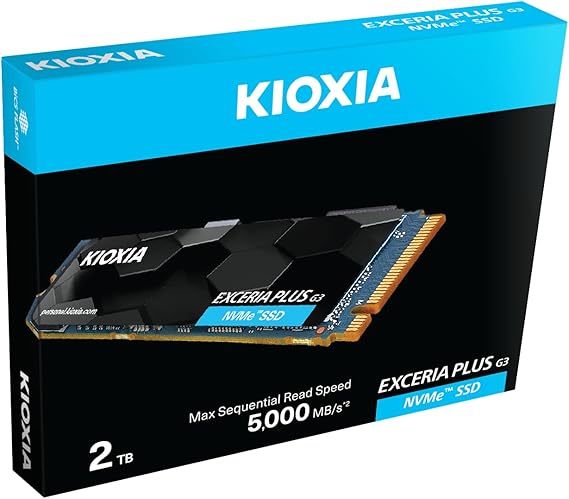 KIOXIA EXCERIA 2TB Plus G3 NVMeTM SSD