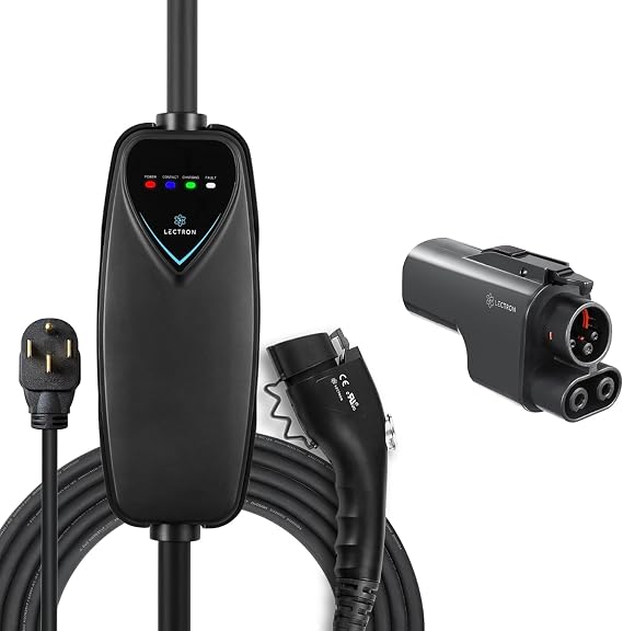 Lectron Tesla Supercharger (NACS) to CCS Electric Vehicle Adapter Level 2 EV Charger - ETL Certified