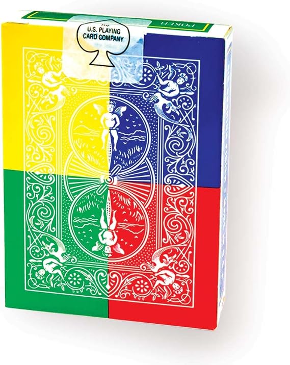 Magic Makers Bicycle Color Deck - Red Green Blue Yellow Back Playing Cards