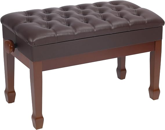 Duet Piano Bench with Storage,28.7" Duet Keyboard Seat