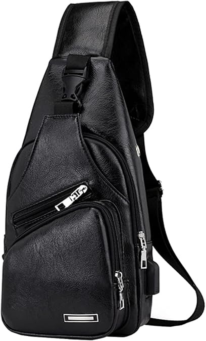 Men's Sling Bag Chest Shoulder Backpack Crossbody Messenger Multipurpose Daypack