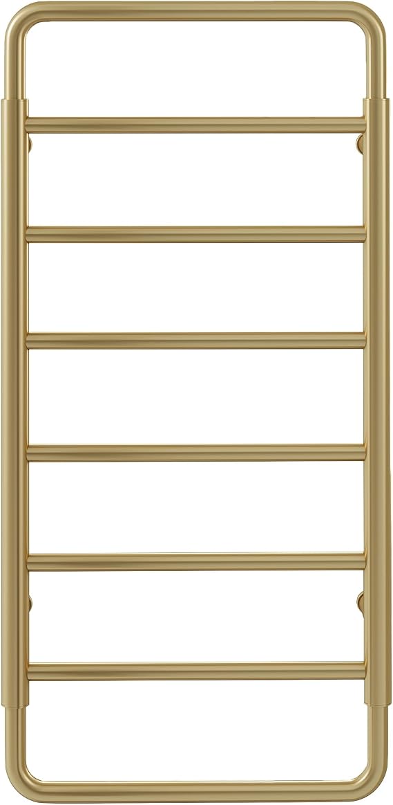 Swiss Madison Ivy 8-Bar Electric Towel Warmer Heated Towel Racks for Bathroom in Brushed Gold