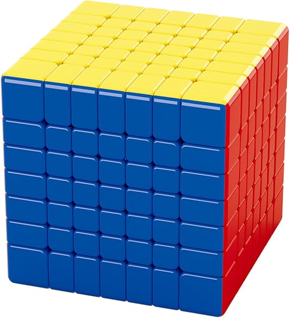 MEILONG 7x7x7 V2 Magnetic Version Speed Cube Stickerless Color Magic Cube