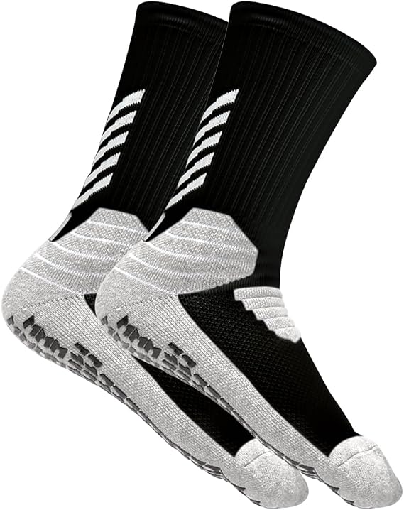 Mens Grip Socks Non Slip for Soccer,Hospital, Training,Anti Slip Grippers