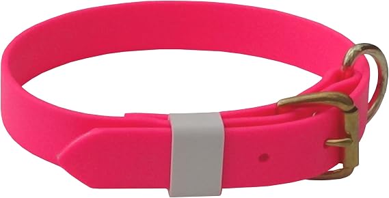 RAM-Tech Leather Alternative Single Layer Biothane Collar (Pink)