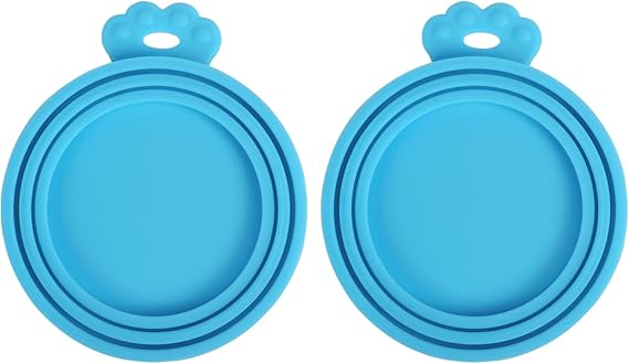 PetBonus 2 Packs Pet Food Can Covers Lids, Universal Size for Dog Cat Food