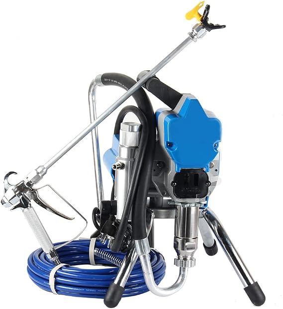 3000PSI 110V High Pressure 395 Electric Airless Paint Sprayer Stand Gun Painter Machine 2200W for Professional Contractor/Prosumer/DIY Handyman