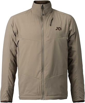 First Lite Mens Primer Puffy Jacket - Insulated Windproof Camo Waterfowl Hunting Coat