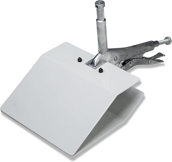 Kupo Duck Bill Clamp with 7" Steel Jaw and Welded 5/8" Baby Stud for Holding Flat Modifiers, Flags, Foamcore, and Reflectors on C-Stands and Grip Support Systems (KG602612)
