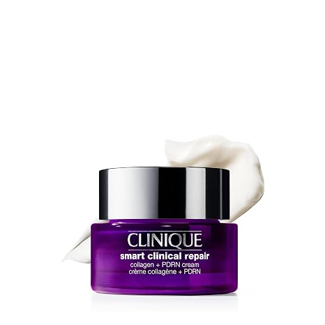 Clinique Smart Clinical Repair Collagen + PDRN Cream Moisturizer for Firmer Skin with Peptides and Hyaluronic Acid | Anti Aging Face Cream, 1.7 Fl Oz
