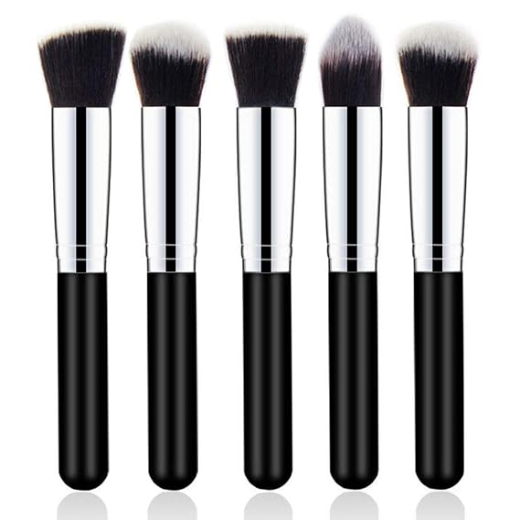 Makeup Brushes Premium Synthetic Foundation Powder Concealers Eye Shadows Makeup Brush Tools Beauty Eyebrow Shadow Face Kabuki Brushes10 Pcs Brush Set