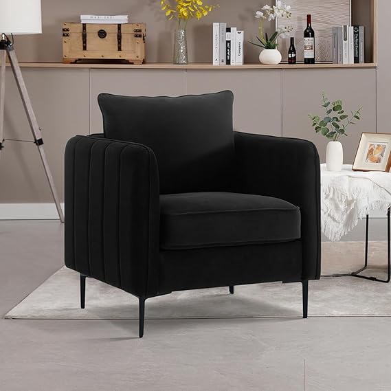 Accent Chair for Living Room Chairs,Velvet Upholstered Chairs