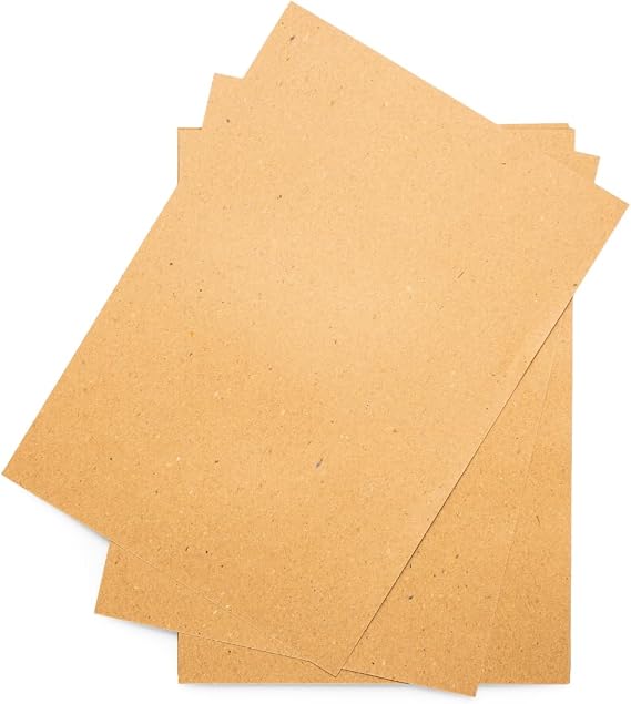 Hawksbill Kraft Card A4 280 GSM 50 Pack Thick Brown Kraft Cardstock