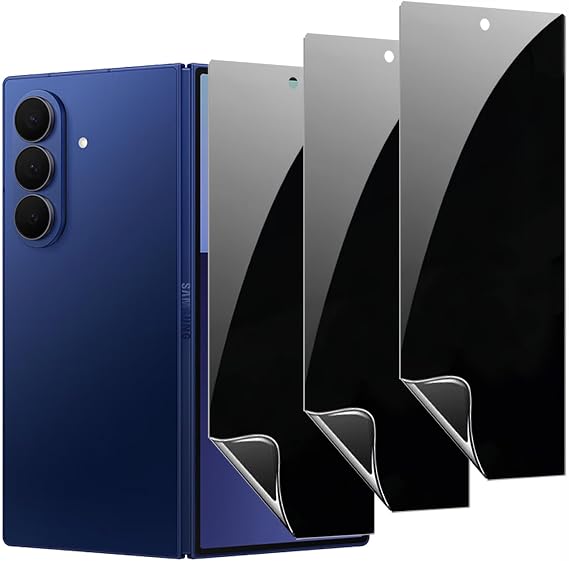 3 Pack Privacy Front Screen Protector For Samsung Galaxy Z Fold 8 Ultra Z Fold 7 / Z TriFold Anti-Spy Outer Soft Film