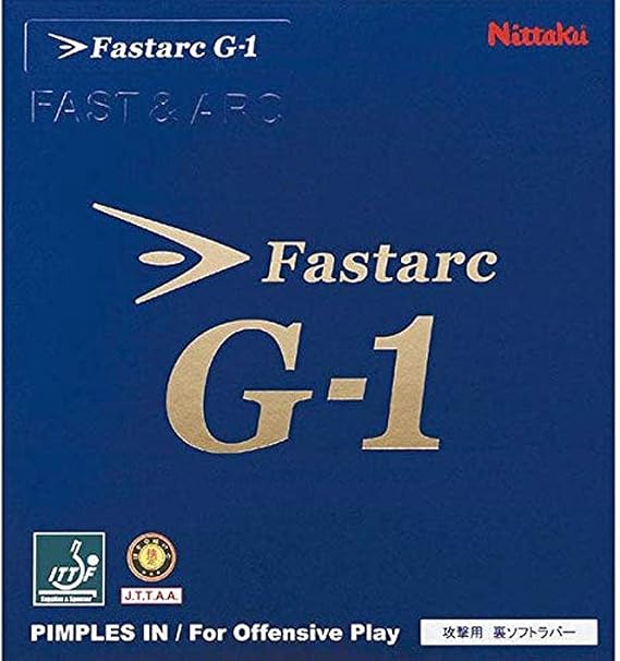 Nittaku NR8702 Table Tennis Rubber Fastark G-1 Soft Back Tension Red Extra Thick